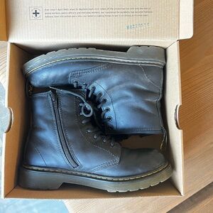 Dr. Martens Black Leather Boots